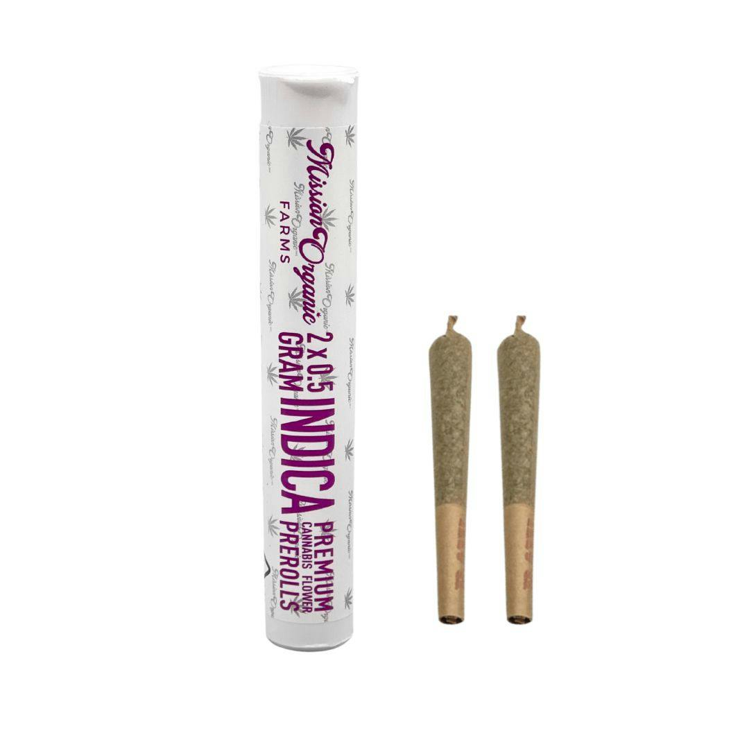 Indica 1g Preroll Pack - .5g 2 Pack Indica