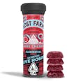 Dark Cherry (I) Lost Farm Live Rosin Fruit Gummies - Dark Cherry (Illuminati OG)