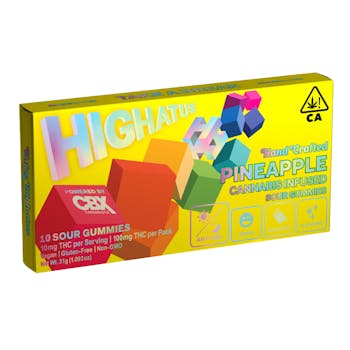 Pineapple - Sour Gummies (10Pk) (100Mg)